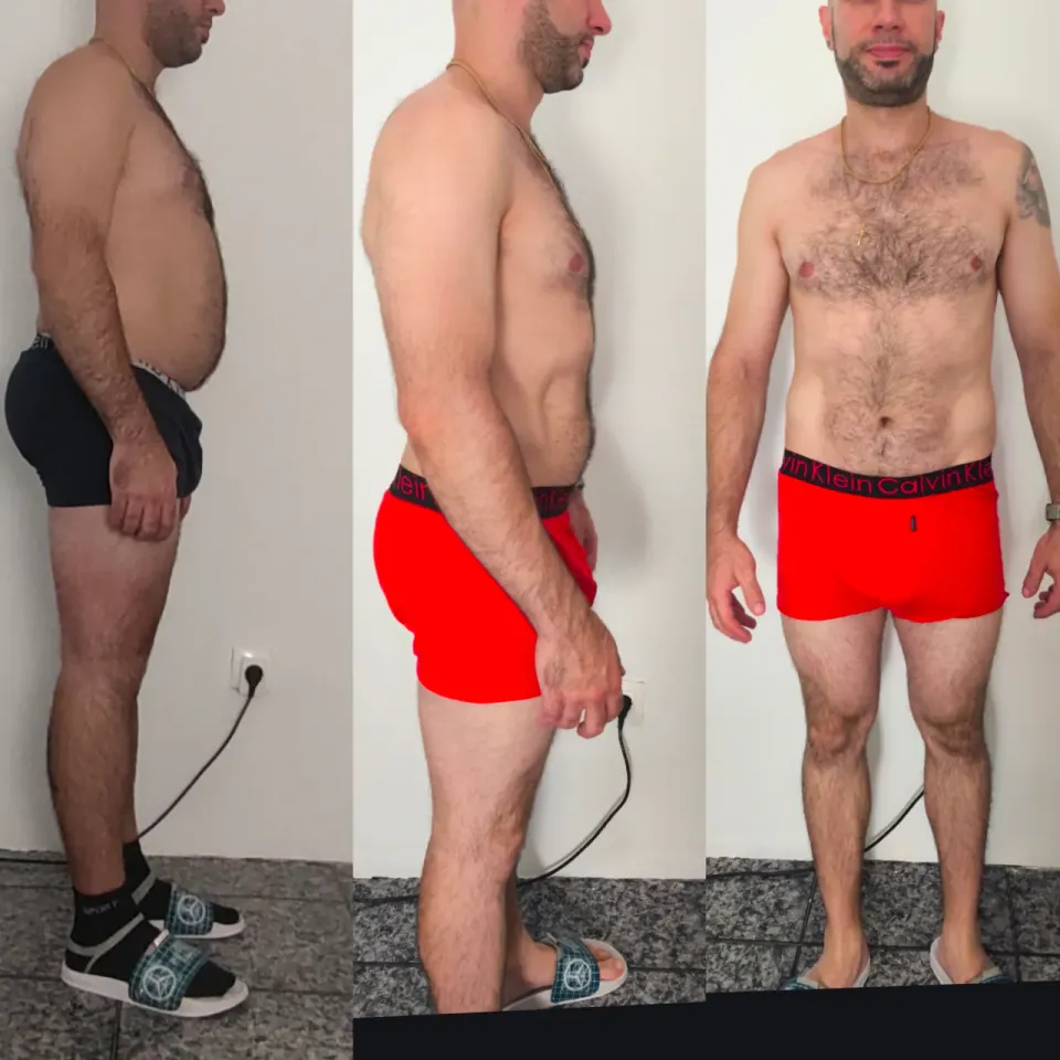 Fotos de antes y después de Borja